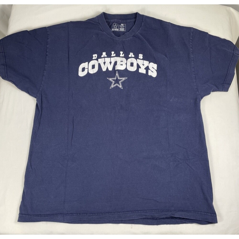 Dallas Cowboys Team Apparel Cotton T-Shirt Mens XL Blue NFL Football